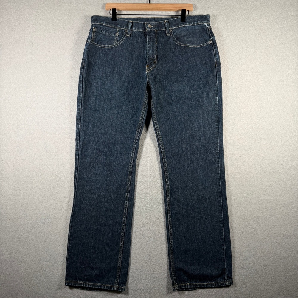 Levis 559 Relaxed Straight Jeans Mens 38x31 Dark Wash Indigo Denim 00559-4010